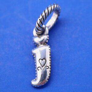 Brighton Initial "j" Bracelet Dangle Charm Lowercase Alphabet Letter